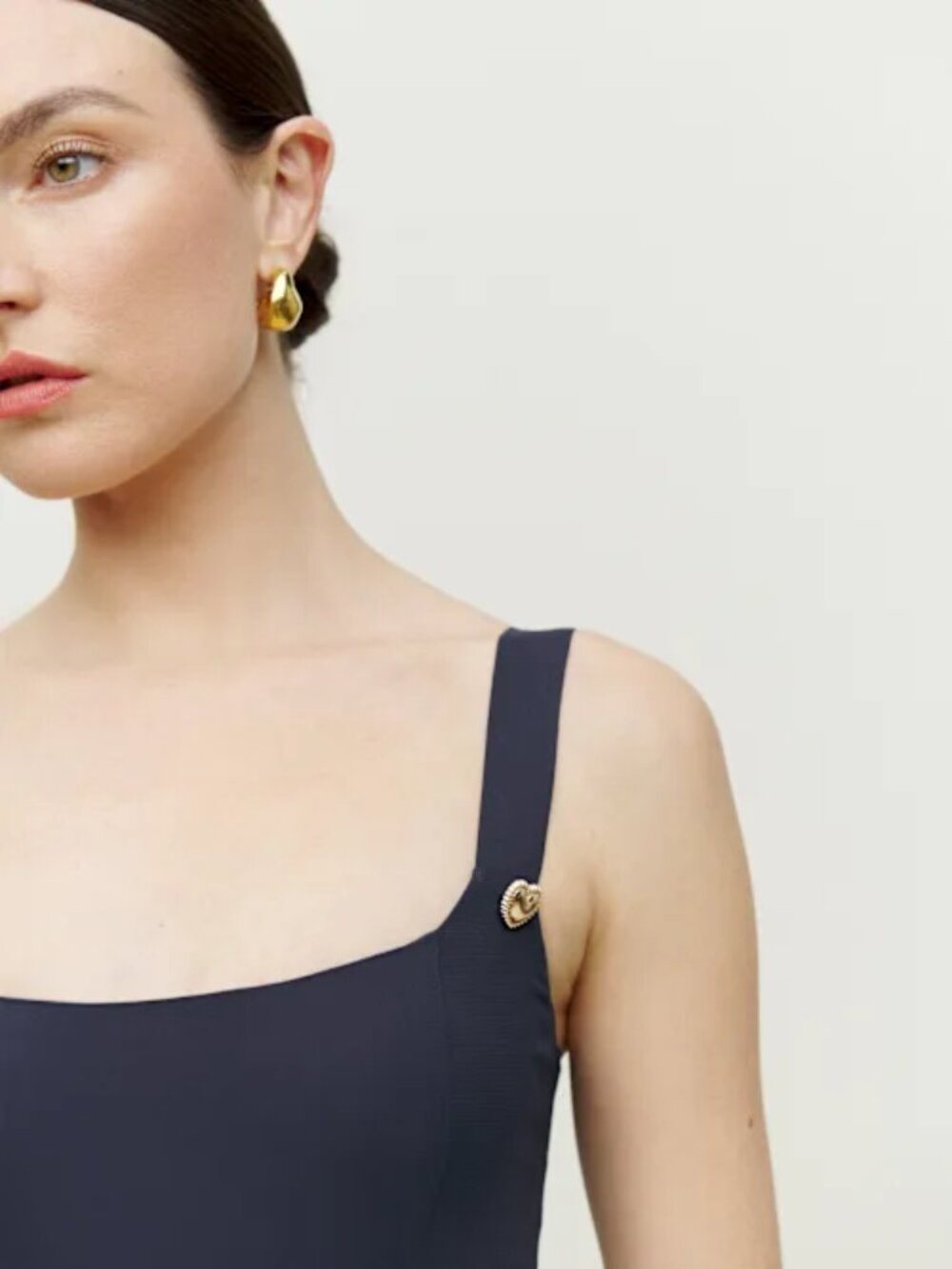 Reformation Tai Dress Navy - Size 10 - Picture 2 of 6
